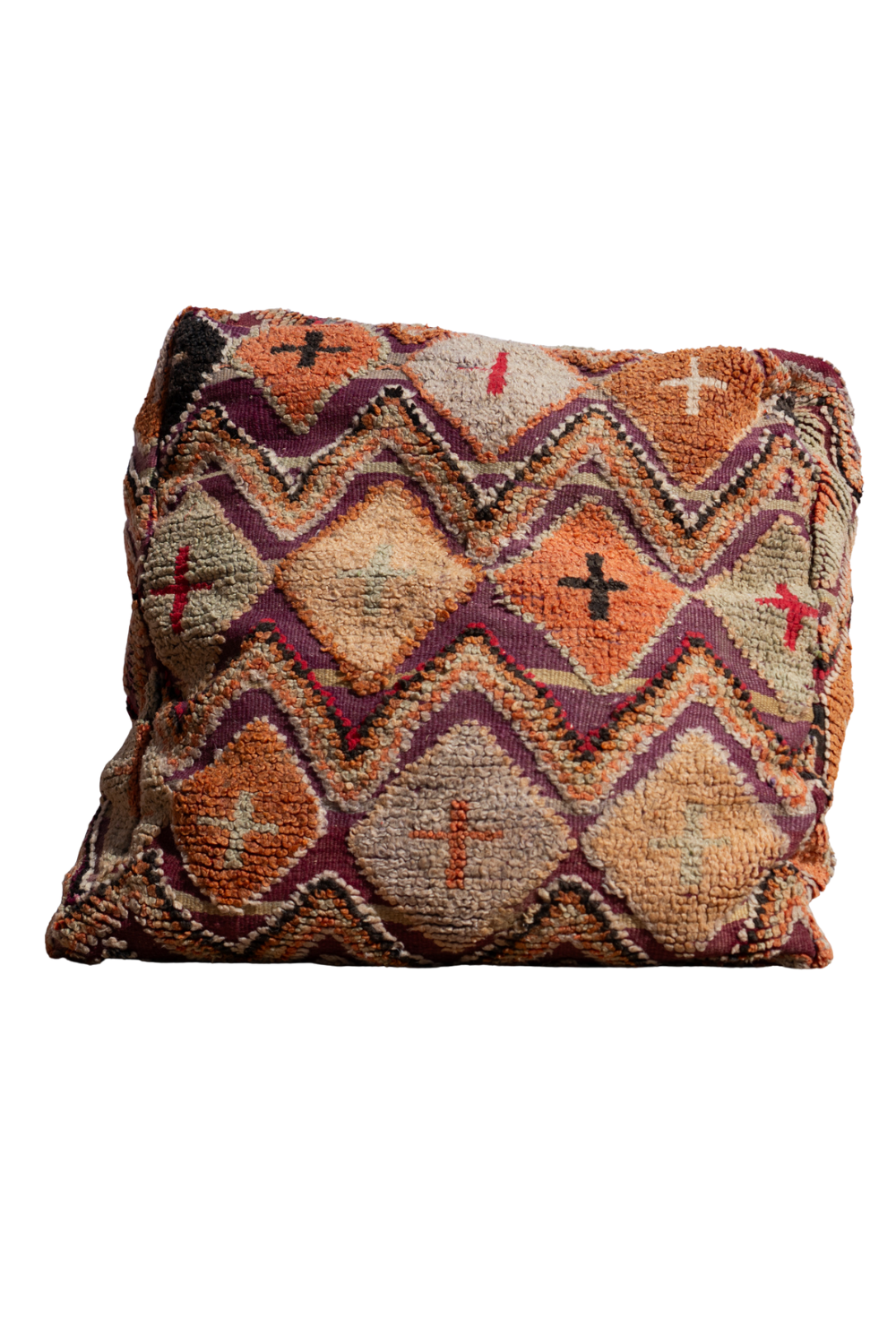 MOROCCAN VINTAGE POUF | TAMRI