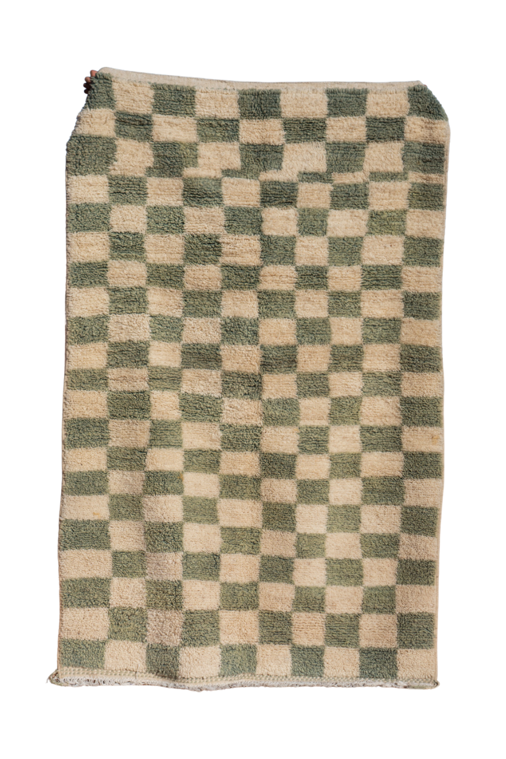 MOROCCAN BERBER RUG | MINT CHECKER