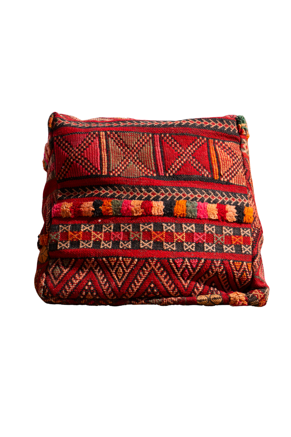 MOROCCAN VINTAGE POUF | ANZA