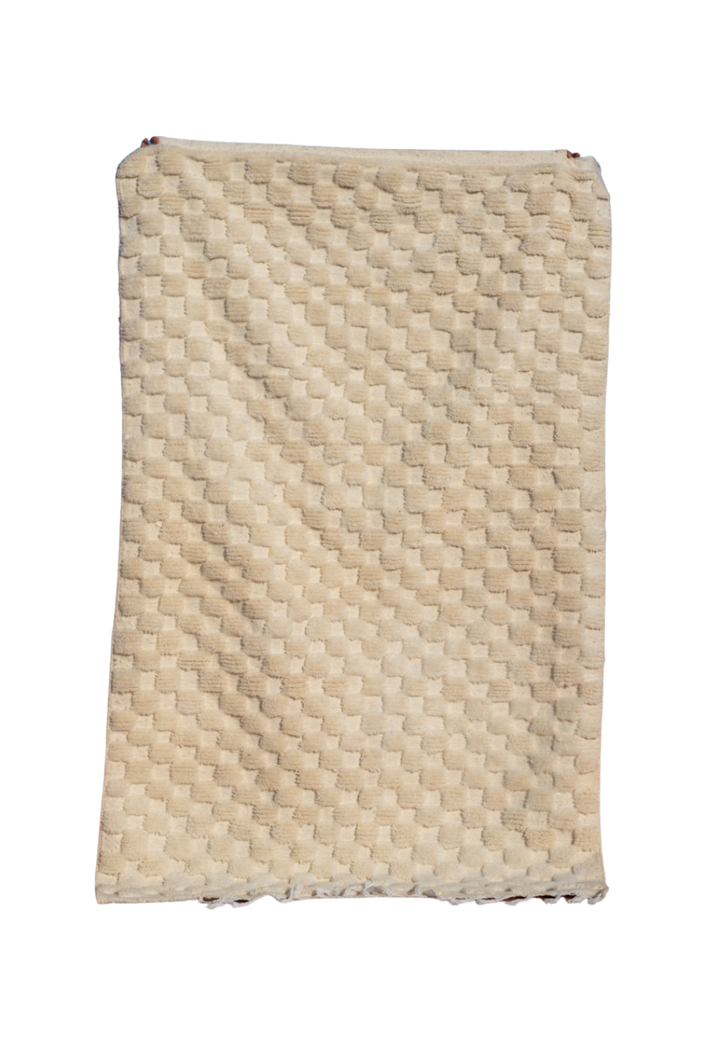 MOROCCAN BERBER RUG | WHITE CHECKER