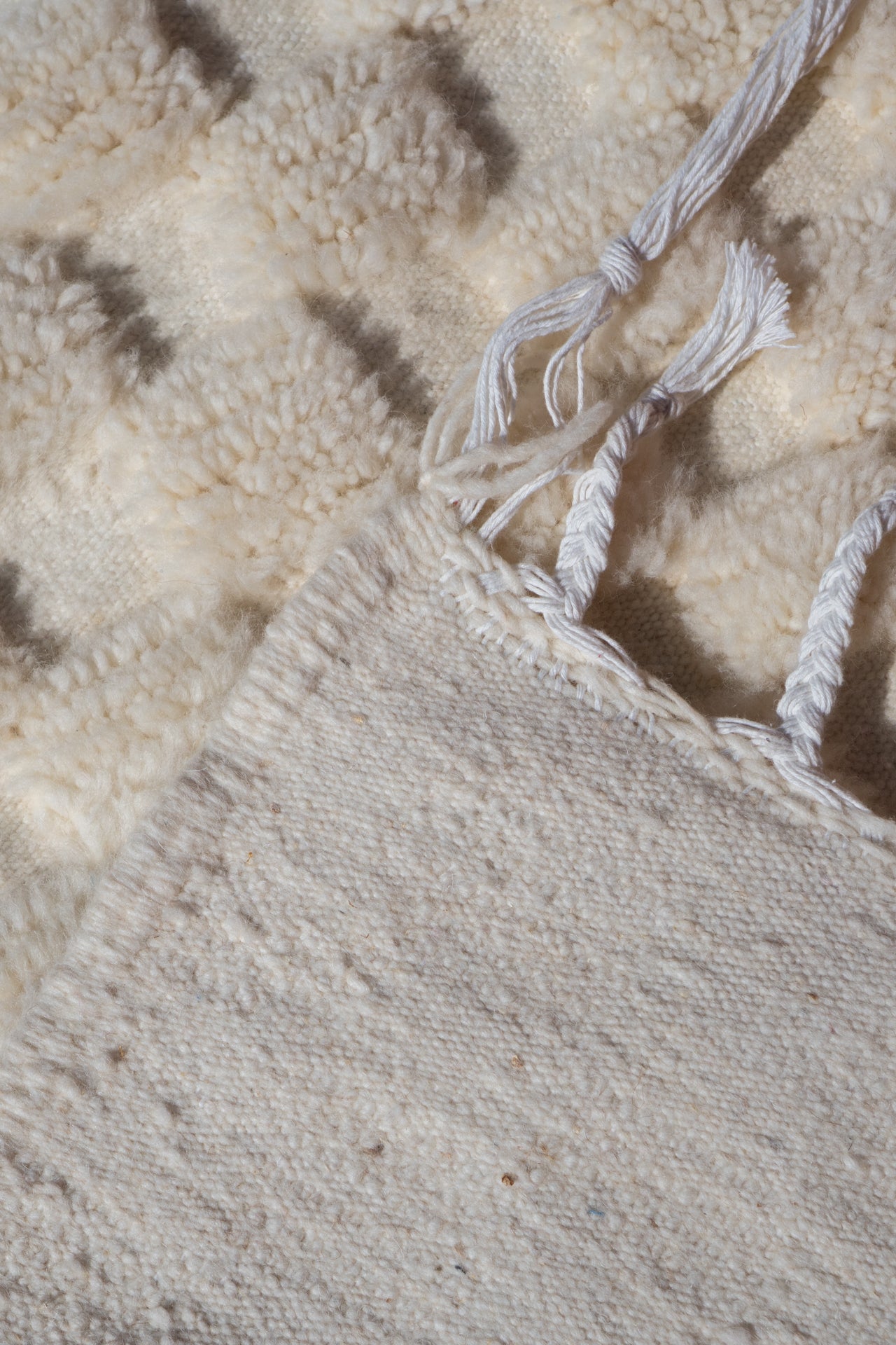 MOROCCAN BERBER RUG | WHITE CHECKER
