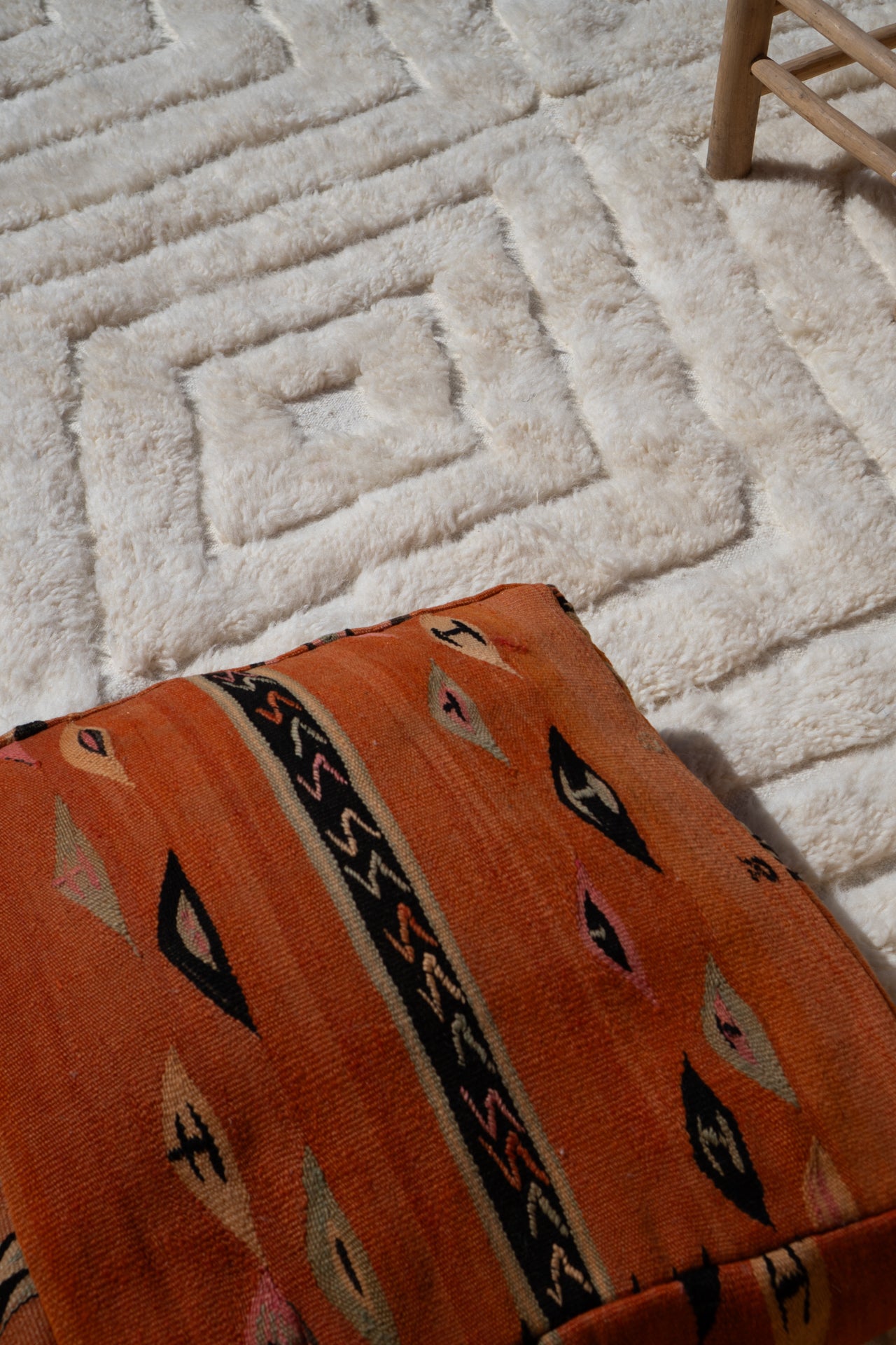 MOROCCAN BERBER RUG | WHITE DIAMOND