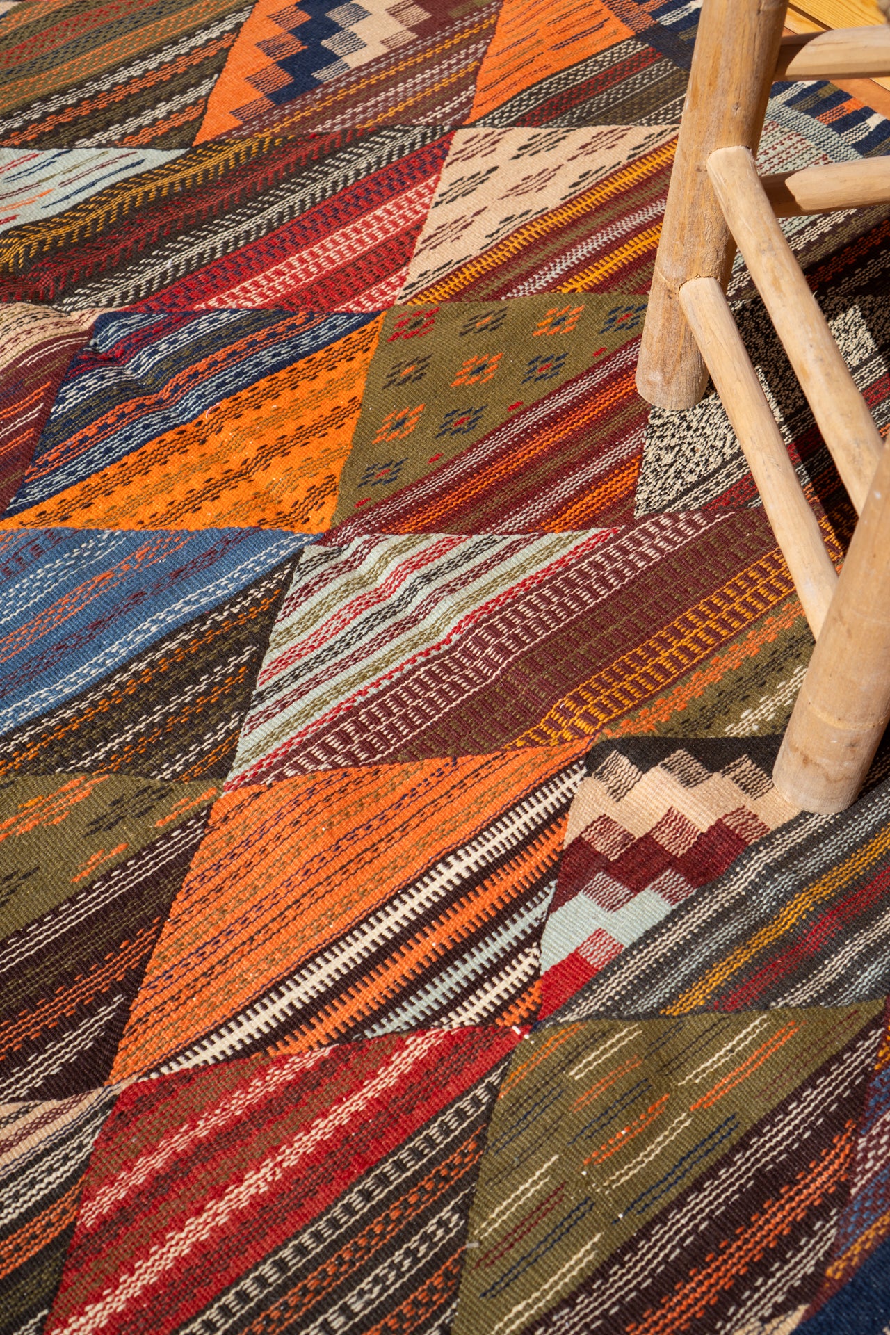 MOROCCAN KELIM RUG | BLUE