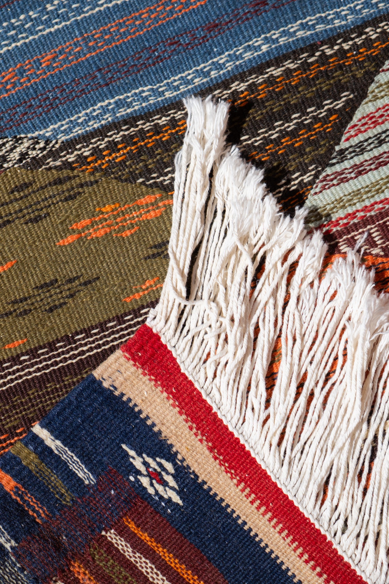 MOROCCAN KELIM RUG | BLUE