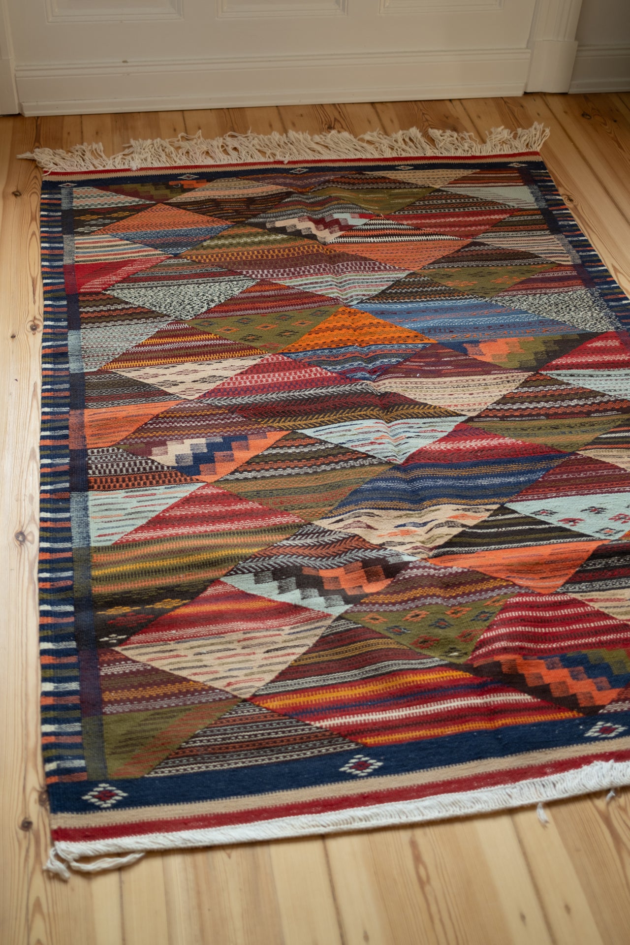 MOROCCAN KELIM RUG | BLUE