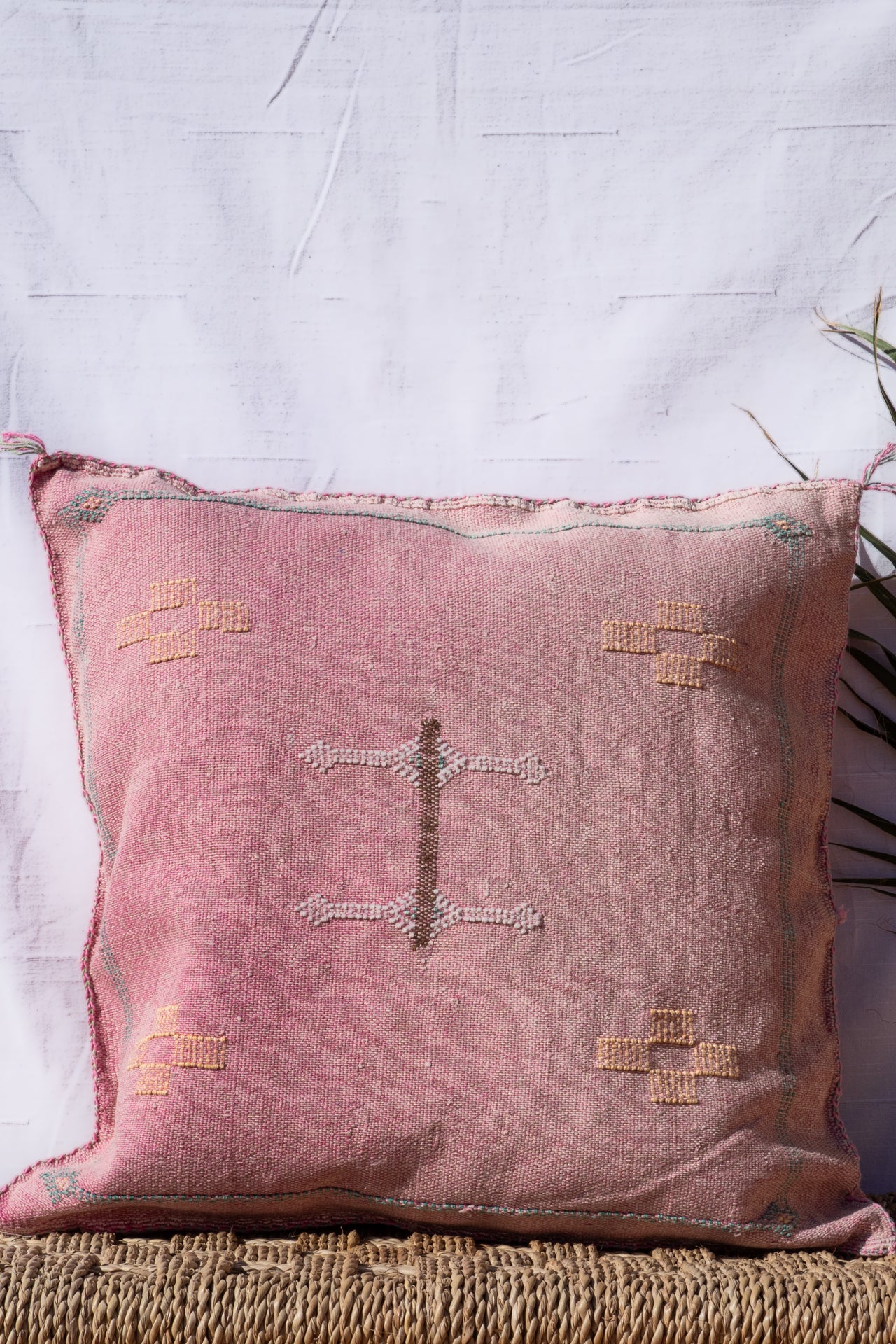 MOROCCAN CACTUS PILLOW | ROSE