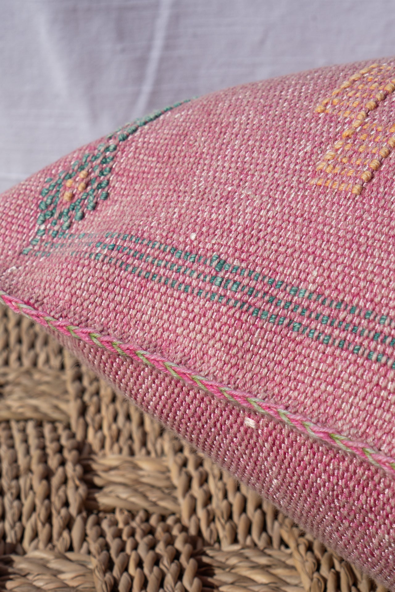 MOROCCAN CACTUS PILLOW | ROSE