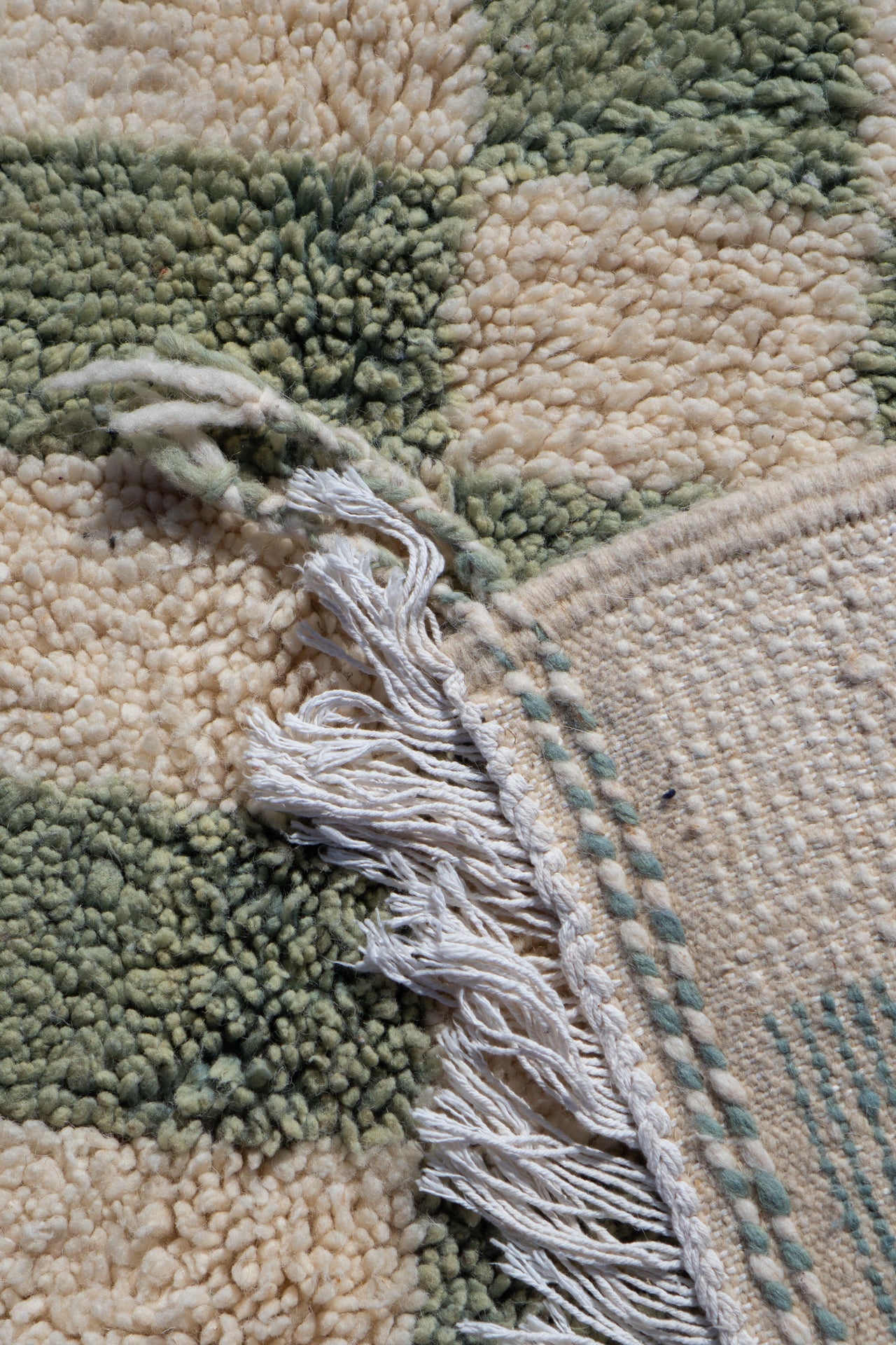 MOROCCAN BERBER RUG | MINT CHECKER