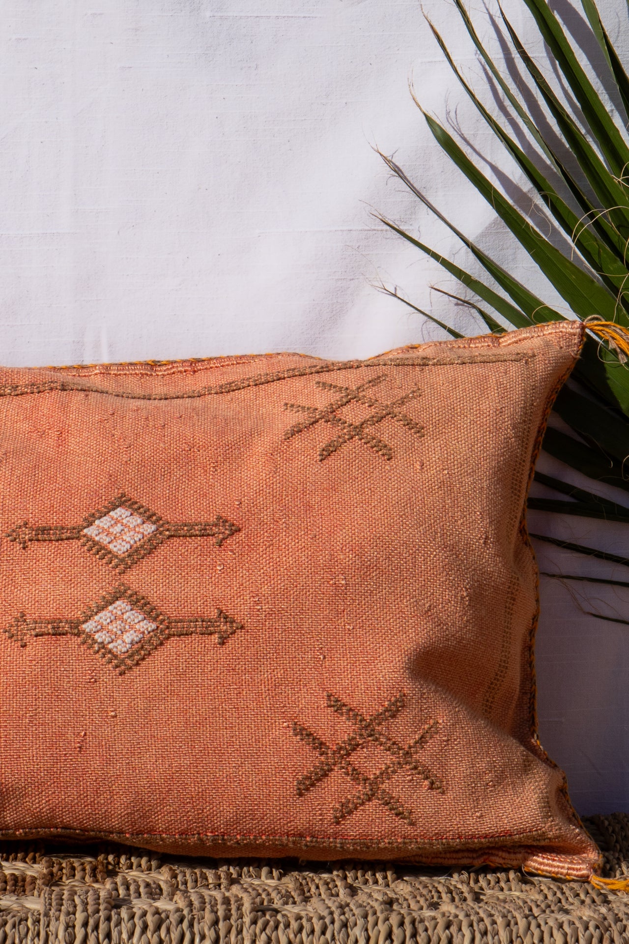 MOROCCAN CACTUS PILLOW | TERRACOTTA