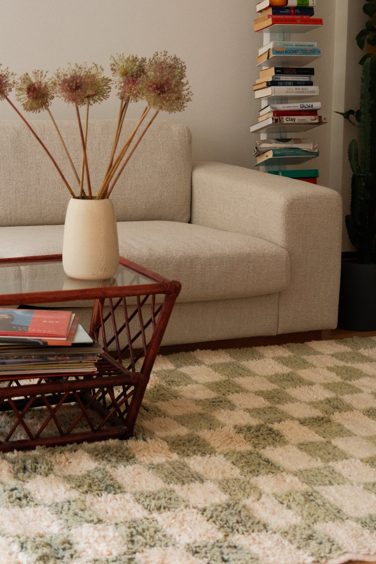 MOROCCAN BERBER RUG | MINT CHECKER