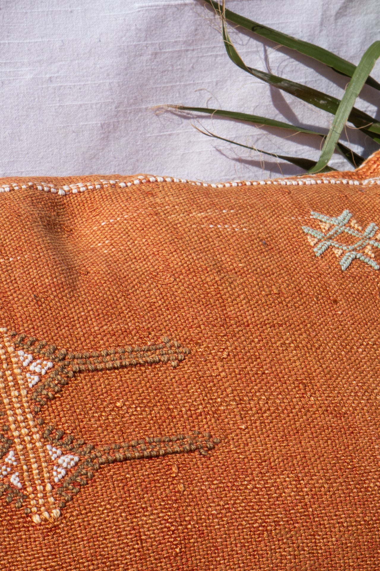 MOROCCAN CACTUS PILLOW | PASTEL ORANGE
