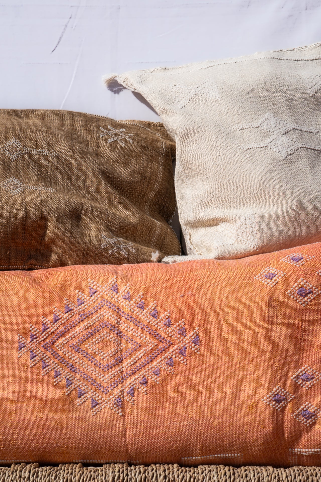 MOROCCAN CACTUS PILLOW | LIGHT TERRACOTTA