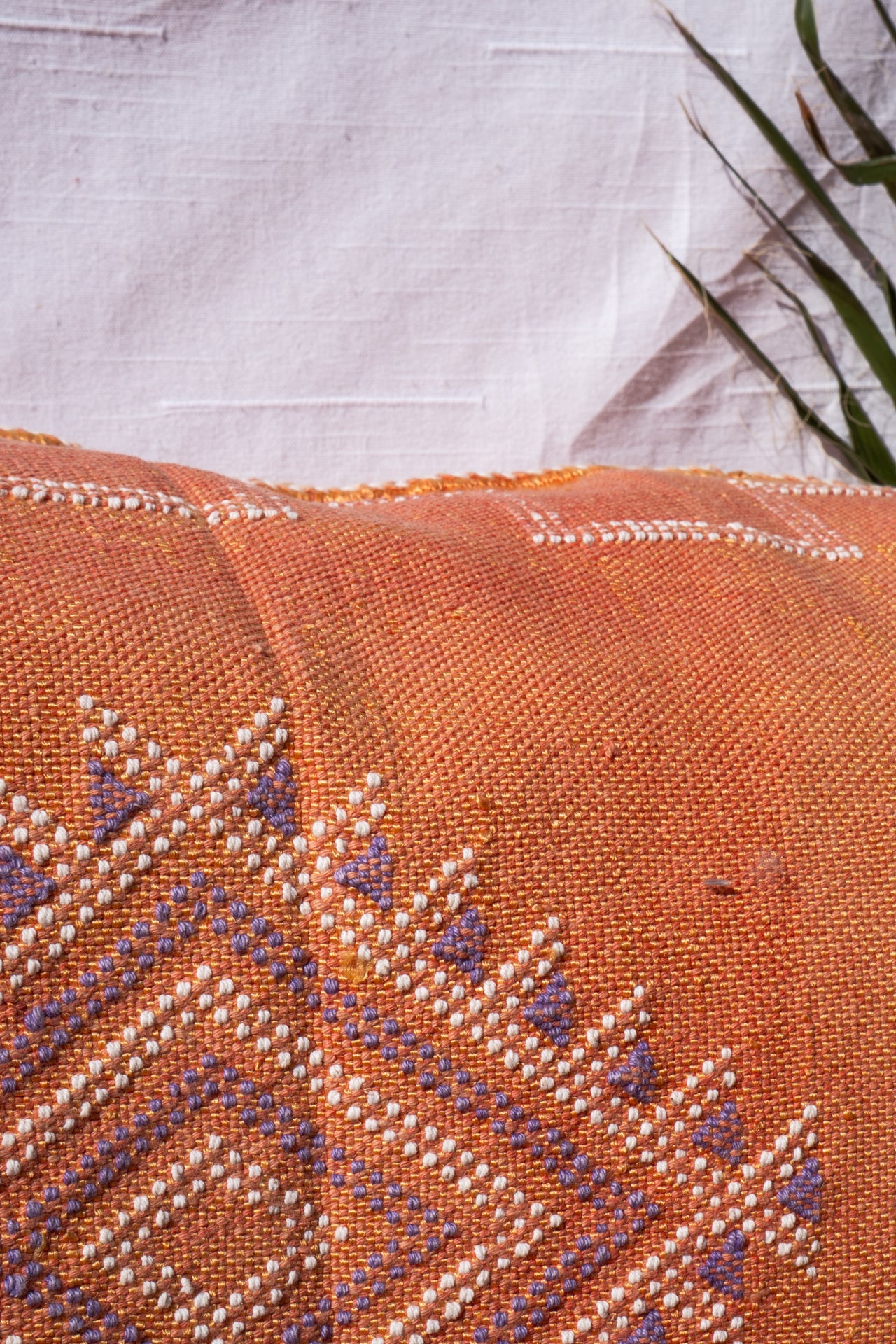 MOROCCAN CACTUS PILLOW | LIGHT TERRACOTTA