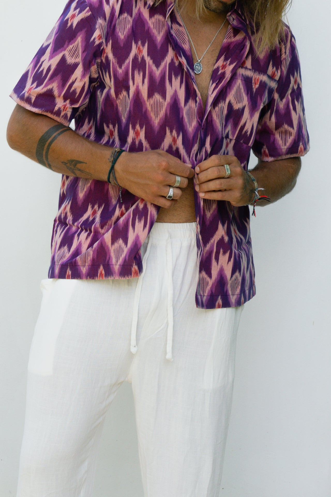 TAWA SHIRT MEN PURPLE