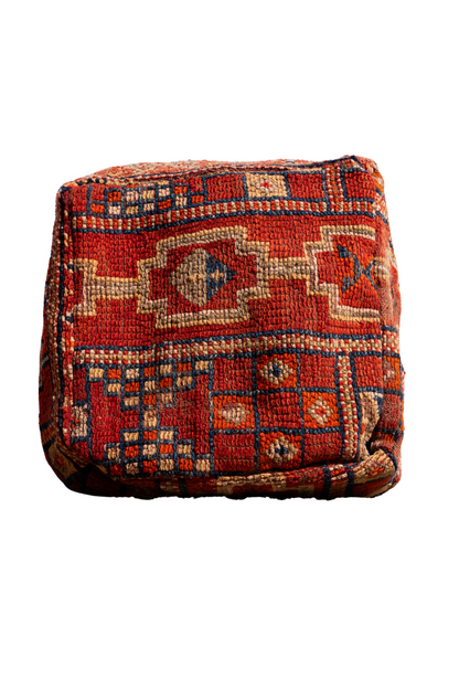 MOROCCAN VINTAGE POUF | DEVILS ROCK