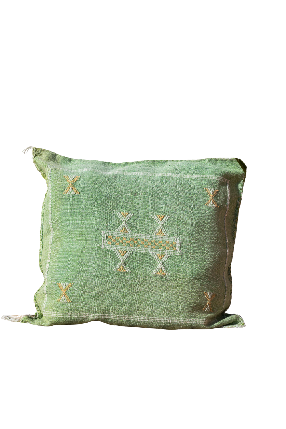 Moroccan Cactus Pillow | Light Green