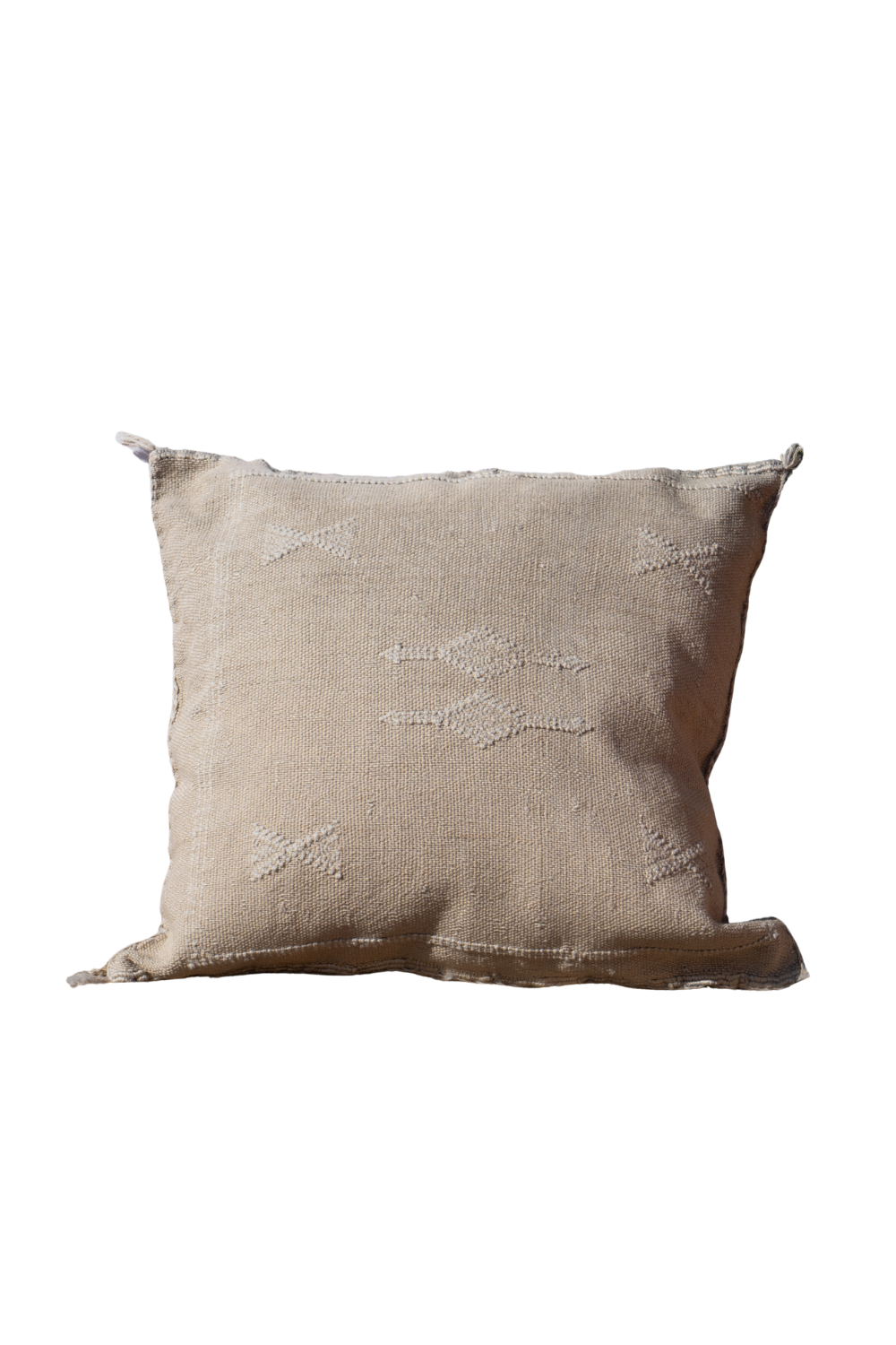 MOROCCAN CACTUS PILLOW | WHITE SAND