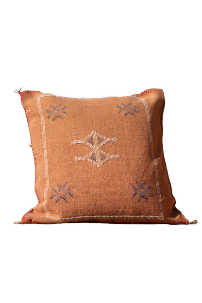 Moroccan Cactus Pillow | Pastel Orange