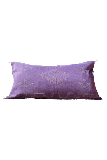 MOROCCAN CACTUS PILLOW | PURPLE