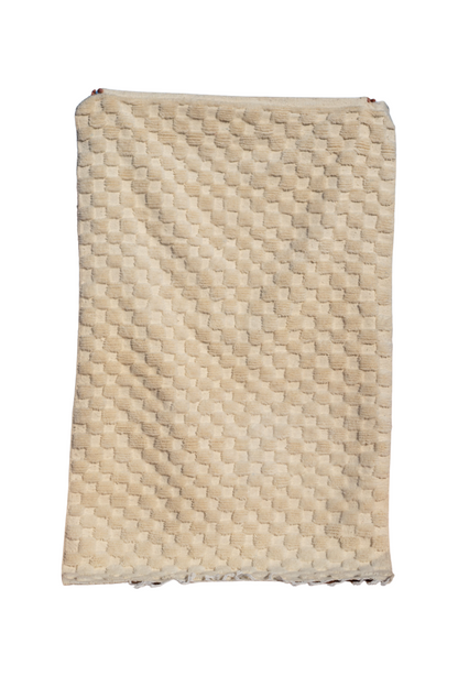 MOROCCAN BERBER RUG | WHITE CHECKER