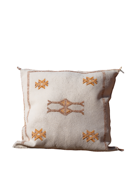 MOROCCAN CACTUS PILLOW| OFF WHITE