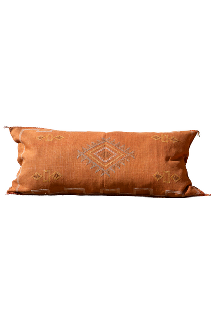 MOROCCAN CACTUS PILLOW | PASTEL RED