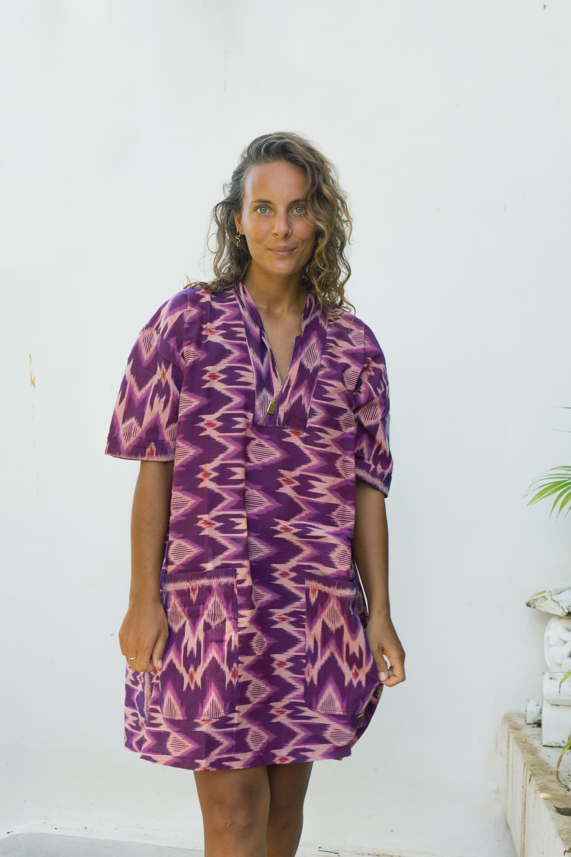 Lavendel Cotton Beach Dress made in Bali