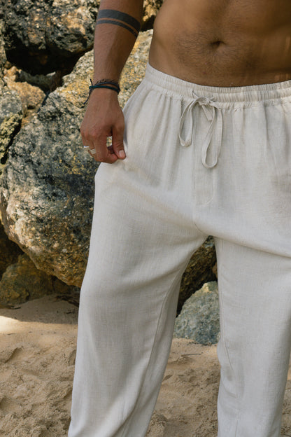 Casual Linen Pants for Men Fair Fashion from Bali