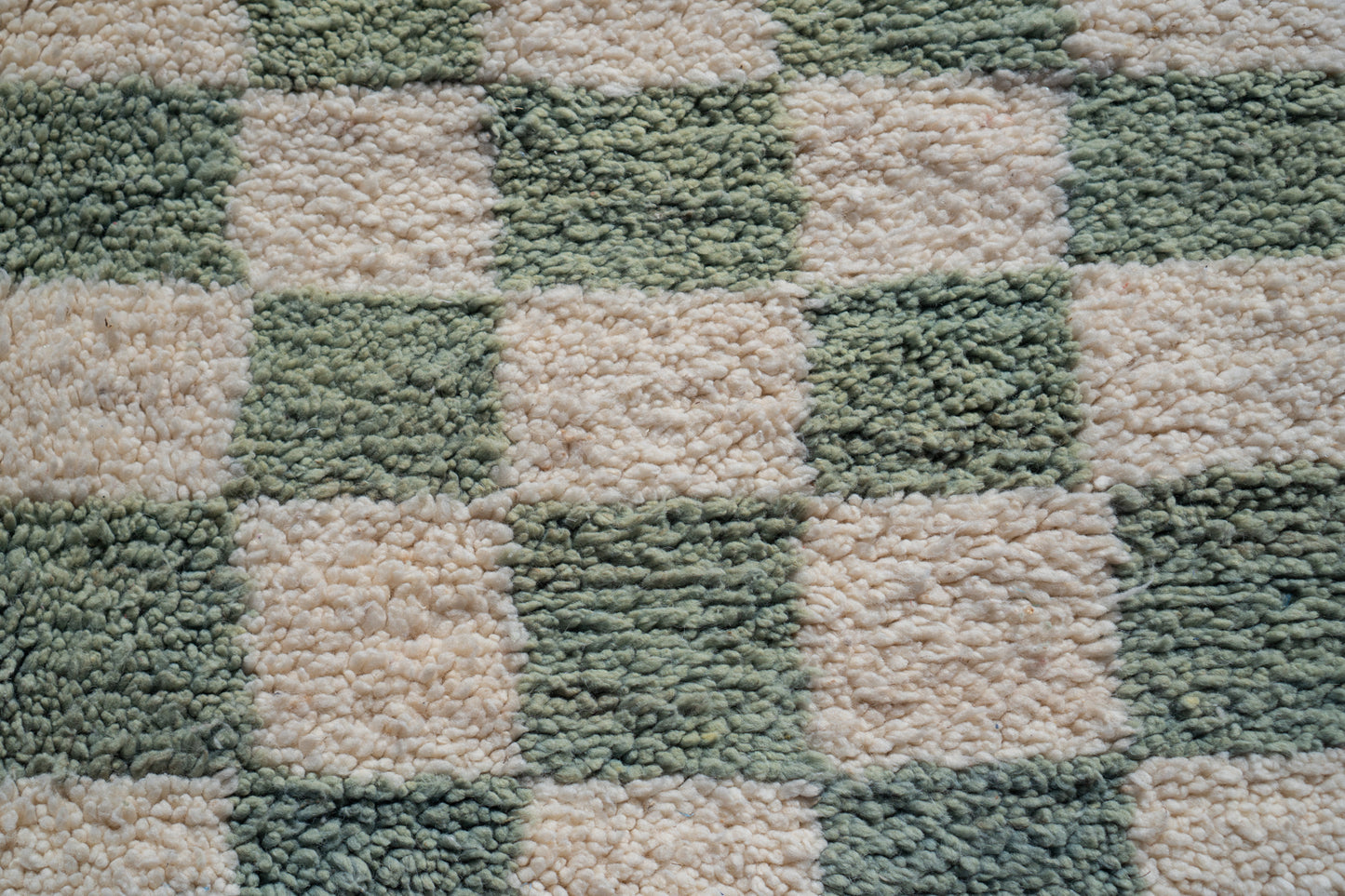 MOROCCAN BERBER RUG | MINT CHECKER