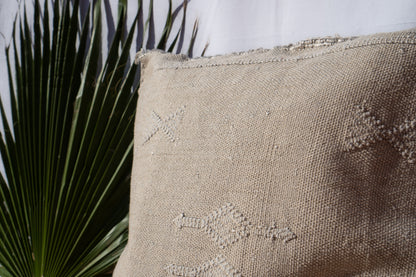 MOROCCAN CACTUS PILLOW | CREAM