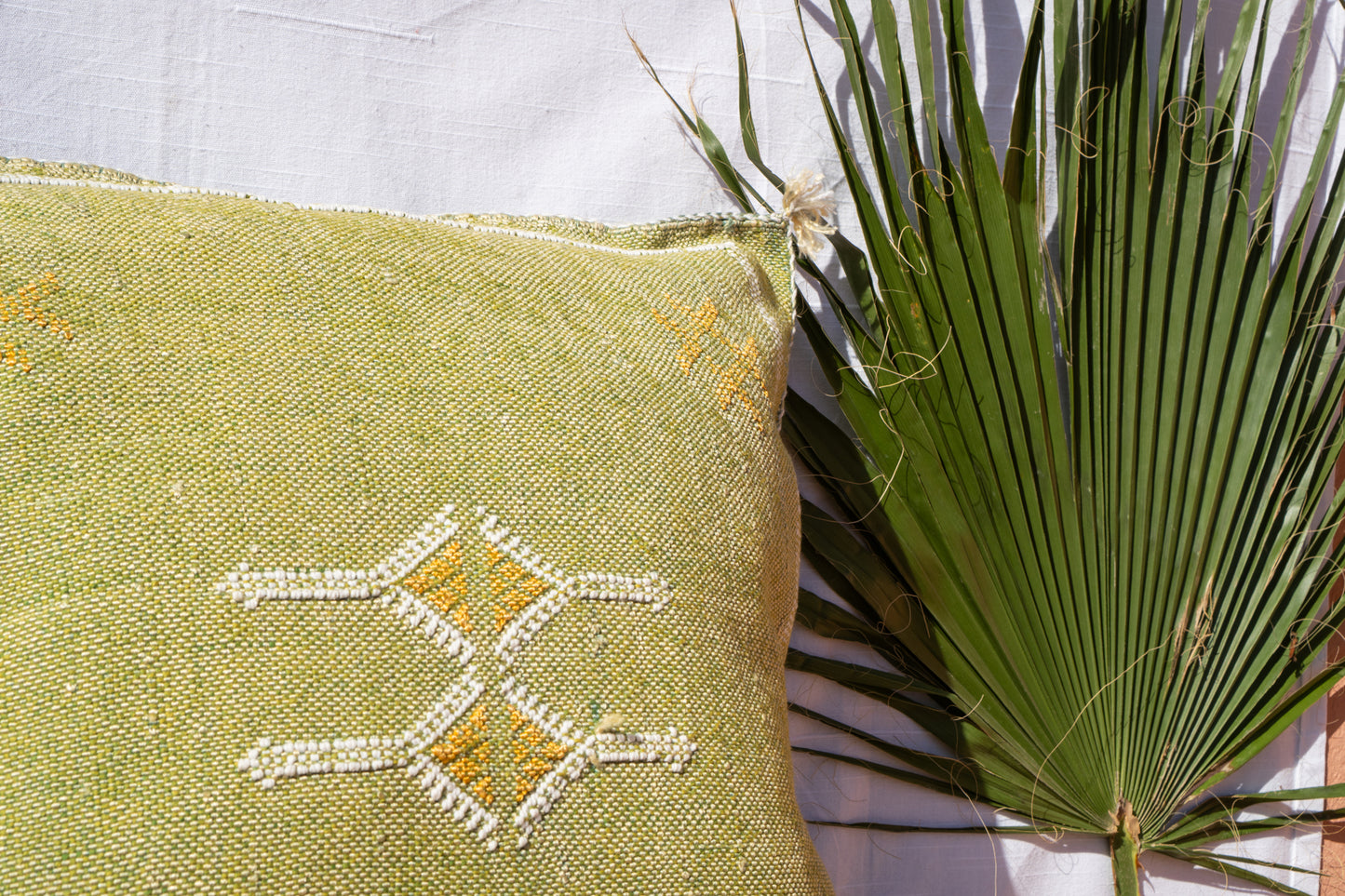 MOROCCAN CACTUS PILLOW | KIWI