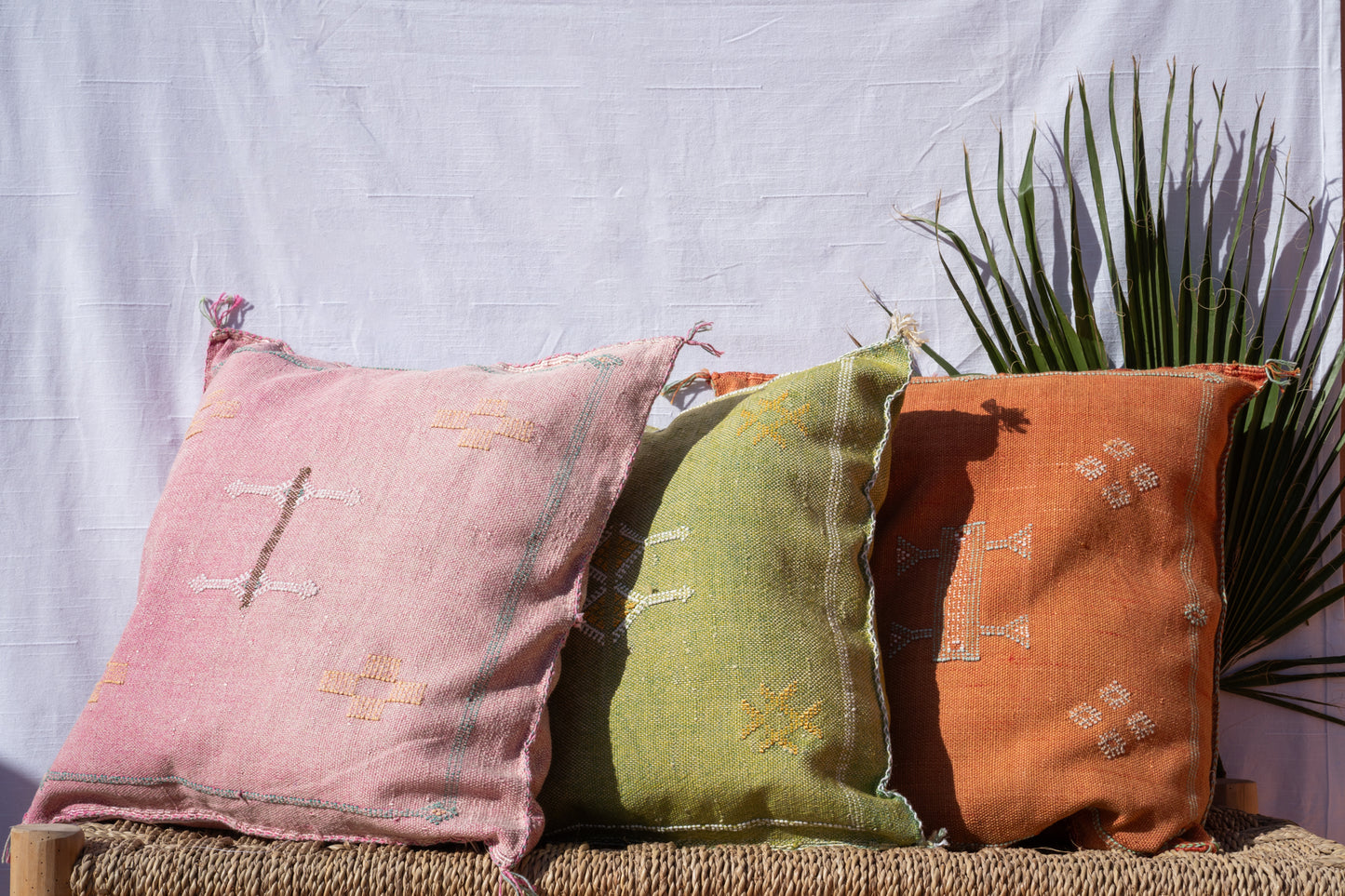 MOROCCAN CACTUS PILLOW | KIWI