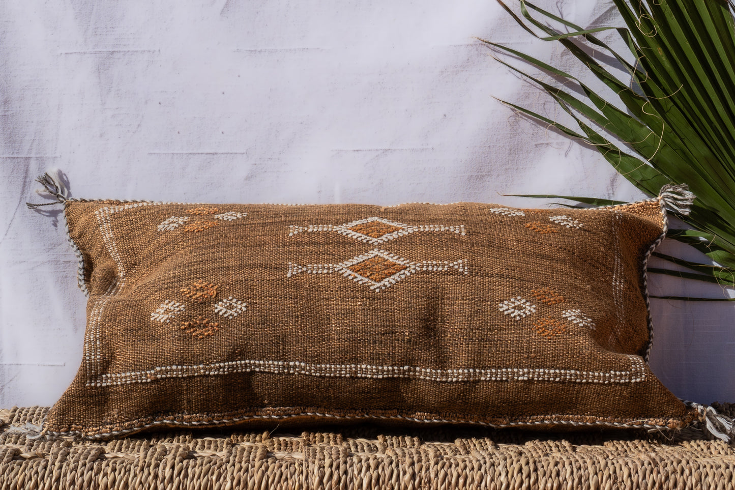 MOROCCAN CACTUS PILLOW | CAMEL