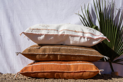 MOROCCAN CACTUS PILLOW | CAMEL