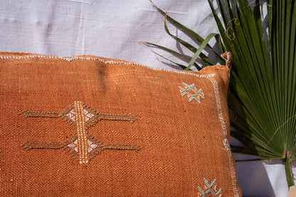 MOROCCAN CACTUS PILLOW | PASTEL ORANGE