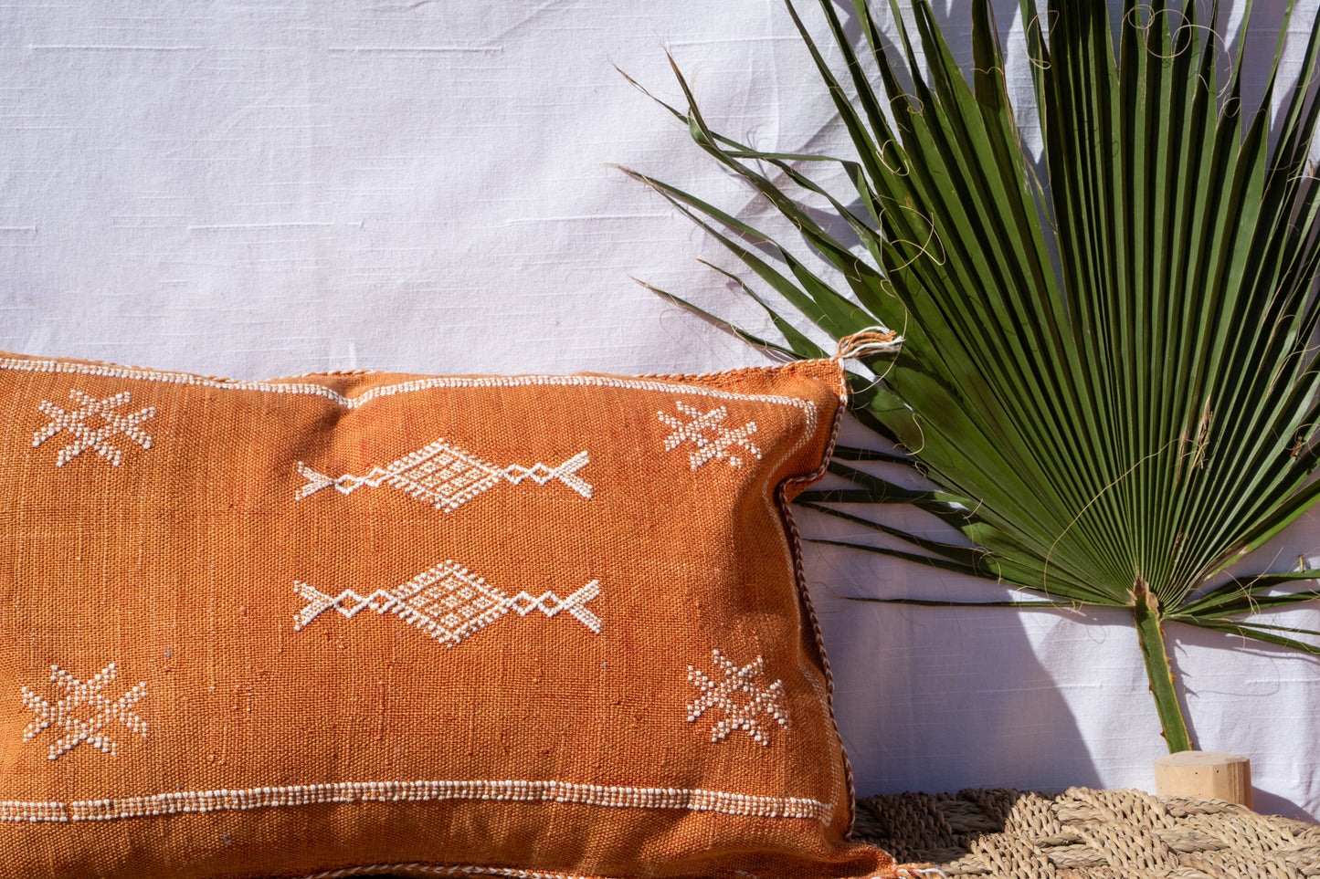 Moroccan Cactus Pillow | Rusty