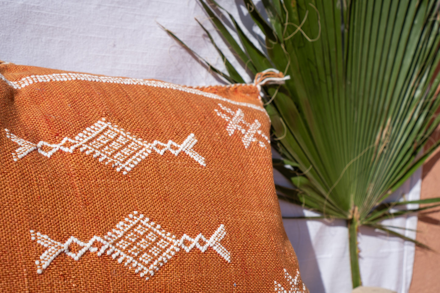 Moroccan Cactus Pillow | Rusty