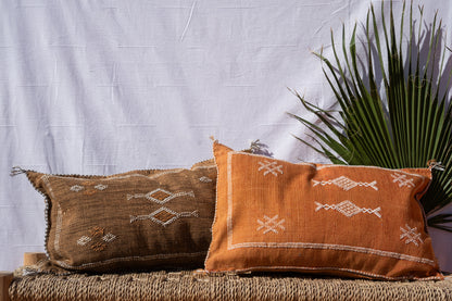 Moroccan Cactus Pillow | Rusty