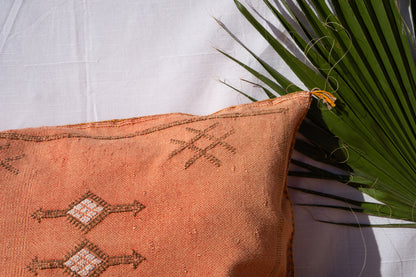 Moroccan Cactus Pillow | Terracotta