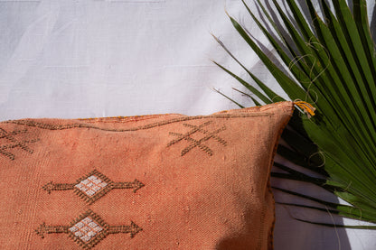 Moroccan Cactus Pillow | Terracotta