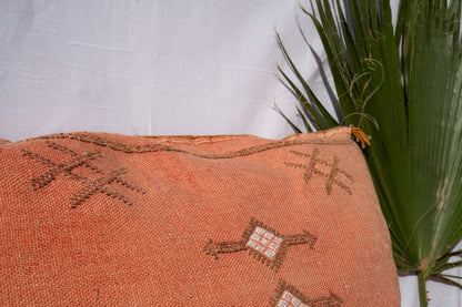 Moroccan Cactus Pillow | Terracotta