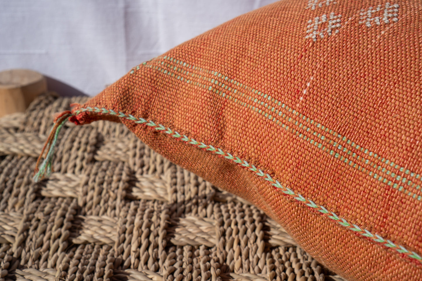 MOROCCAN CACTUS PILLOW | RUSTY