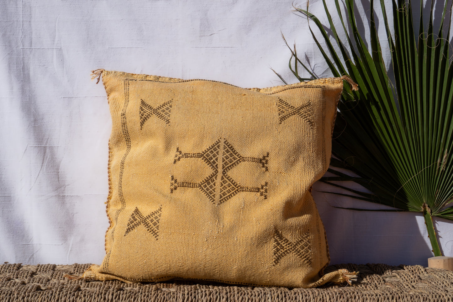 MOROCCAN CACTUS PILLOW | SUNFLOWER