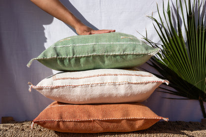 Moroccan Cactus Pillow | Pastel Orange