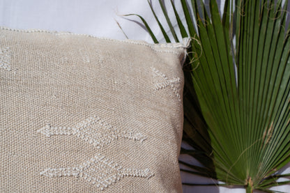 MOROCCAN CACTUS PILLOW | WHITE SAND