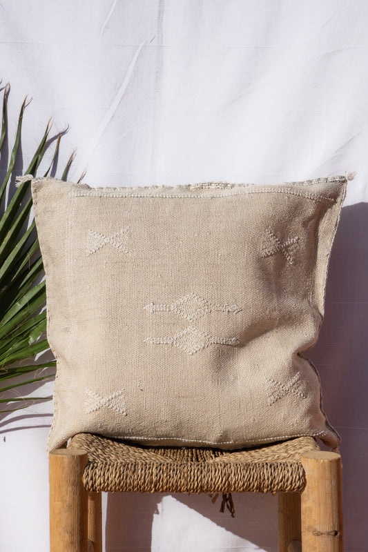 MOROCCAN CACTUS PILLOW | CREAM