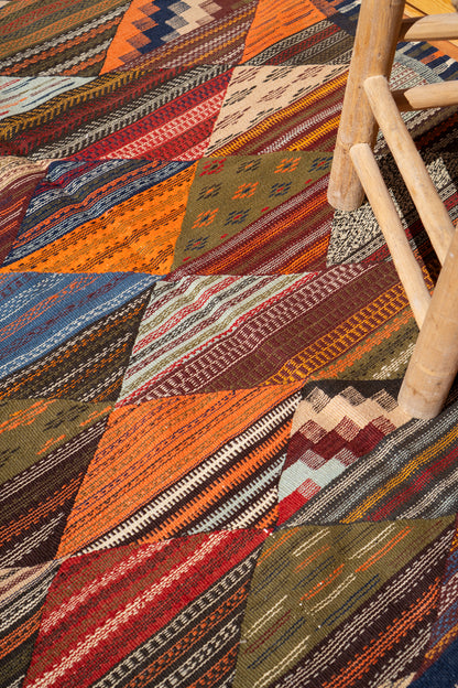 MOROCCAN KELIM RUG | BLUE