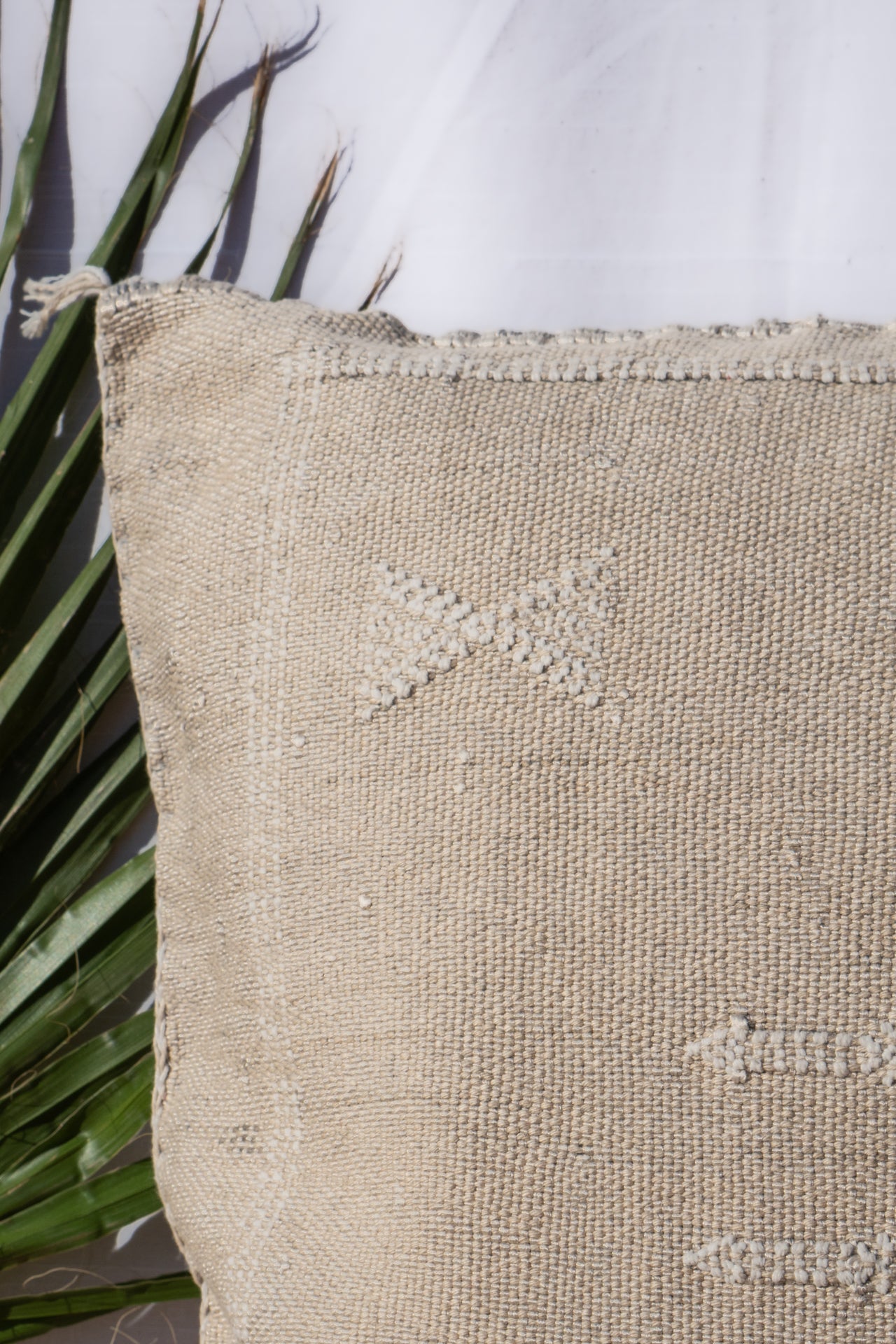 MOROCCAN CACTUS PILLOW | CREAM
