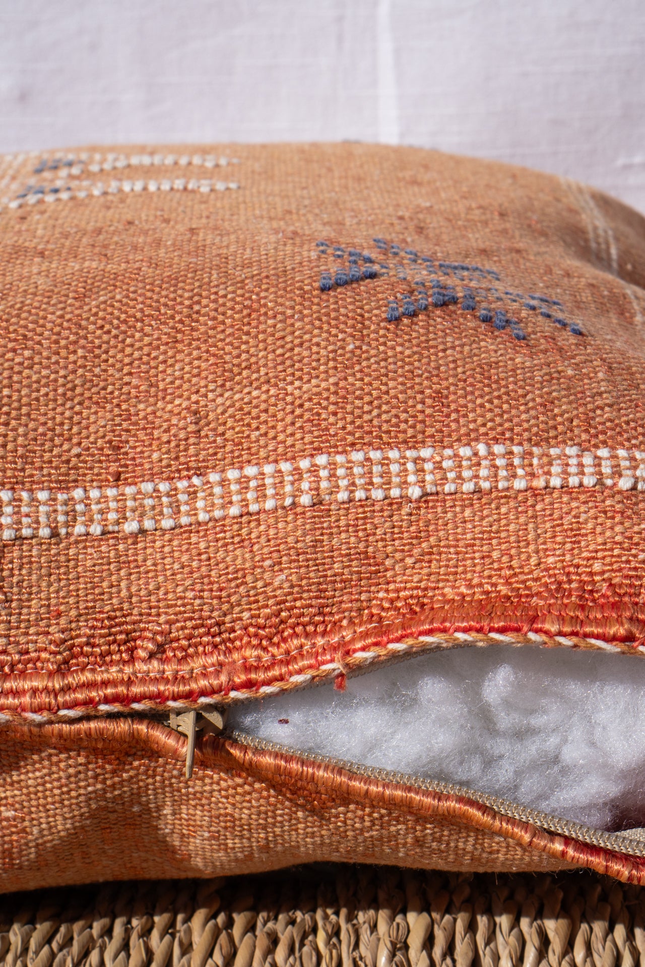 Moroccan Cactus Pillow | Pastel Orange