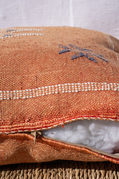 Moroccan Cactus Pillow | Pastel Orange